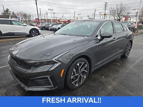 Gray 2025 Kia K5 EX