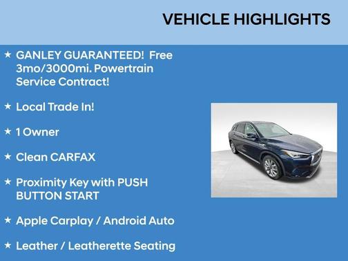 Hermosa Blue 2020 INFINITI QX50 ESSENTIAL