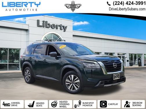 Obsidian Green 2024 Nissan Pathfinder SL