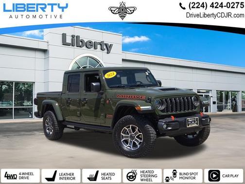 Sarge Green Clearcoat 2024 Jeep Gladiator Mojave