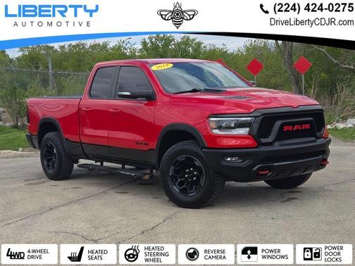 Flame Red Clearcoat 2019 RAM 1500 Rebel