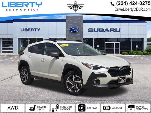 Crystal White Pearl 2024 Subaru Crosstrek Premium