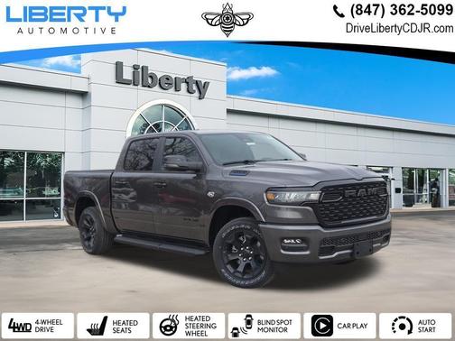 Granite Crystal Clearcoat Metallic 2026 RAM 1500 Big Horn/Lone Star