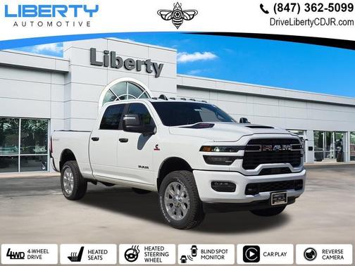 Bright White Clearcoat 2026 RAM 3500 Big Horn