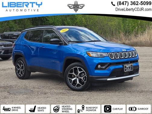 Hydro Blue Pearlcoat 2026 Jeep Compass Limited