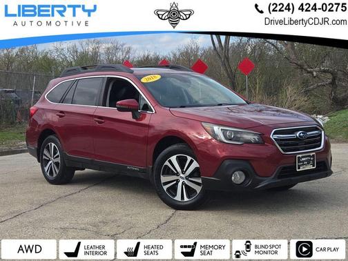 Crimson Red Pearl 2018 Subaru Outback 2.5i Limited