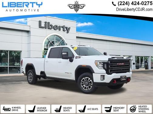 Summit White 2023 GMC Sierra 3500 AT4