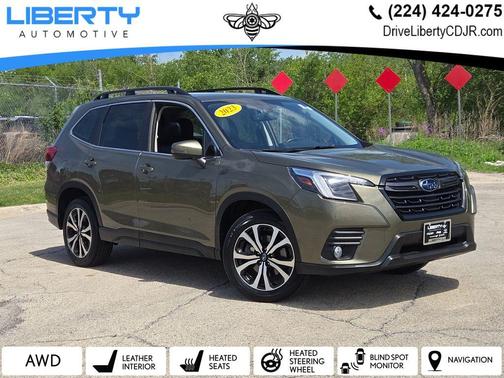 Autumn Green Metallic 2023 Subaru Forester Limited