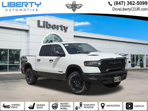 Bright White Clearcoat 2026 RAM 1500 Rebel