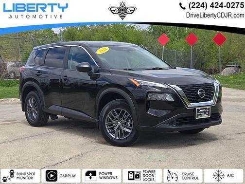 Black 2021 Nissan Rogue S