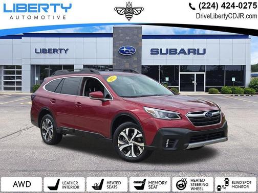 Crimson Red Pearl 2022 Subaru Outback Limited