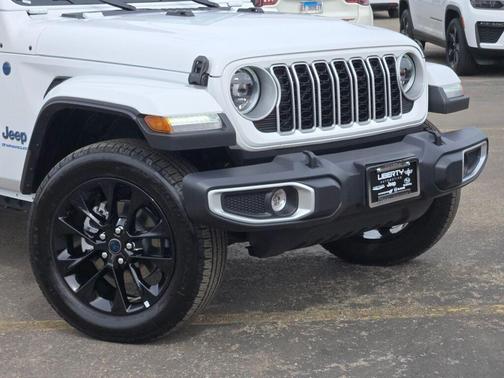 Bright White Clearcoat 2025 Jeep Wrangler 4xe Sahara