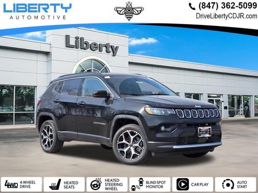 Diamond Black 2026 Jeep Compass Limited