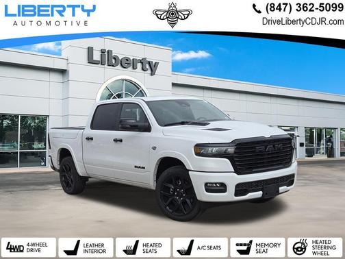 Bright White Clearcoat 2026 RAM 1500 Laramie