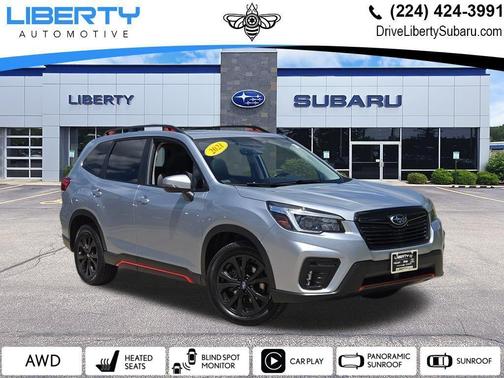 Ice Silver Metallic 2021 Subaru Forester Sport