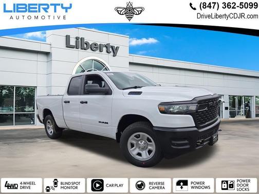 Bright White Clearcoat 2026 RAM 1500 Tradesman