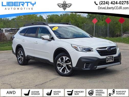Crystal White Pearl 2020 Subaru Outback Limited XT