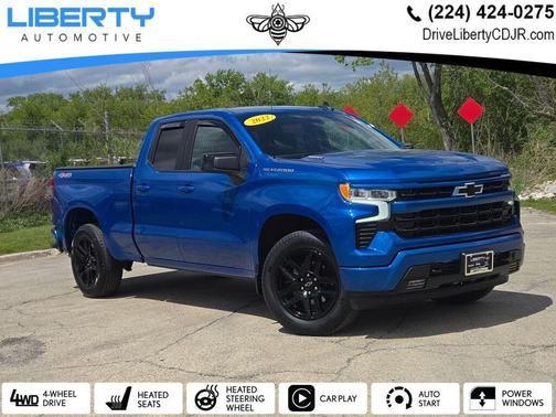 Glacier Blue Metallic 2022 Chevrolet Silverado 1500 RST