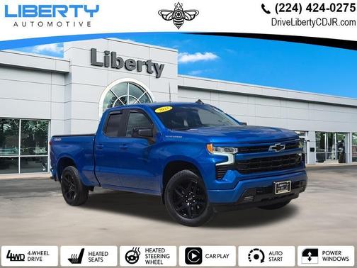 Glacier Blue Metallic 2022 Chevrolet Silverado 1500 RST