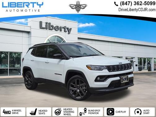 Bright White Clearcoat 2026 Jeep Compass Limited