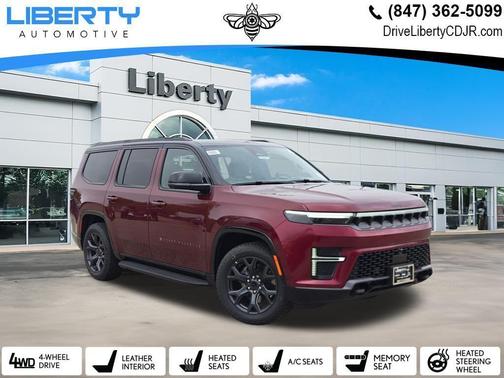 Velvet Red Pearlcoat 2026 Jeep Grand Wagoneer Base