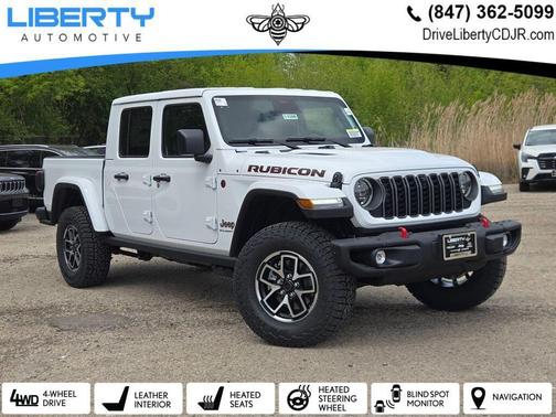 Bright White Clearcoat 2026 Jeep Gladiator Rubicon