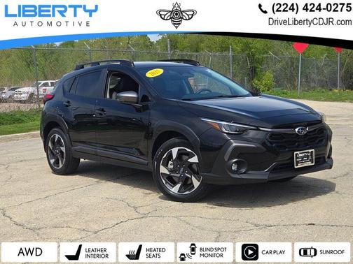 Crystal Black Silica 2025 Subaru Crosstrek Limited