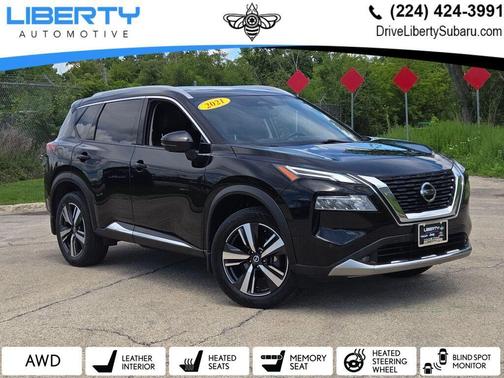 Super Black 2021 Nissan Rogue Platinum