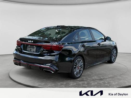 Aurora Black 2022 Kia Forte GT