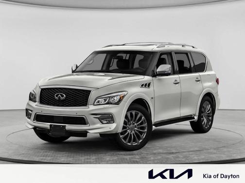 White 2017 INFINITI QX80 Base