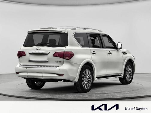 White 2017 INFINITI QX80 Base