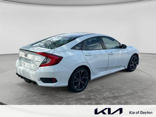 Platinum White Pearl 2021 Honda Civic Sport