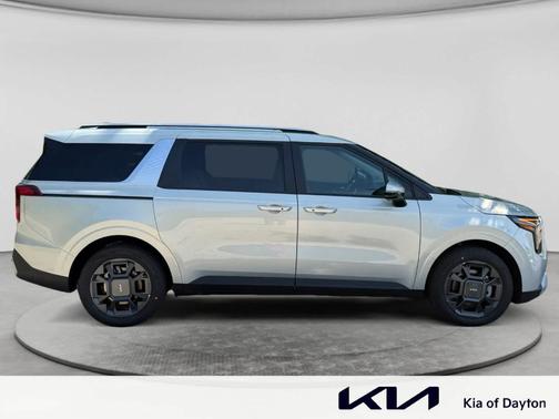 Ivory Silver 2026 Kia Carnival Hybrid EX