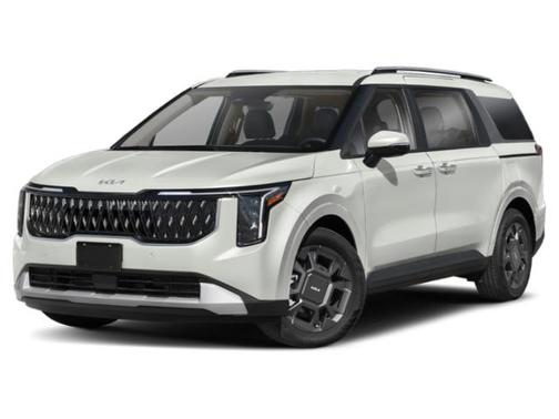 Ivory Silver 2026 Kia Carnival Hybrid EX