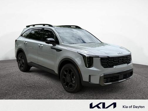 Wolf Gray 2025 Kia Sorento SX Prestige