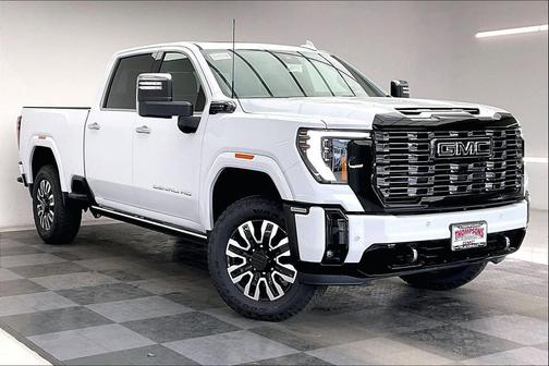 Glacier White Tricoat 2026 GMC Sierra 2500 Denali Ultimate