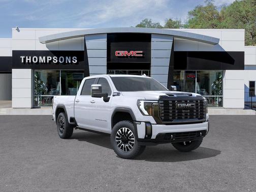 Glacier White Tricoat 2026 GMC Sierra 2500 Denali Ultimate