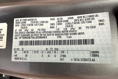 2020 Ford F-250 Lariat