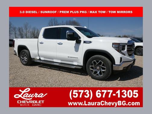 Summit White 2026 GMC Sierra 1500 SLT