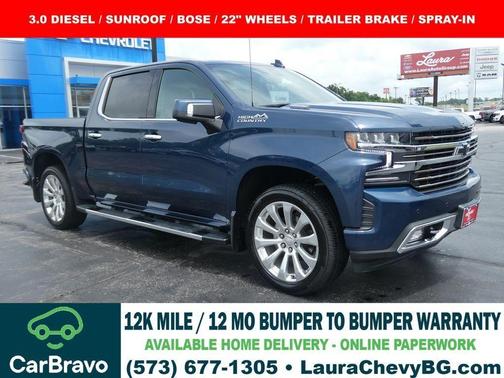 Northsky Blue Metallic 2021 Chevrolet Silverado 1500 High Country