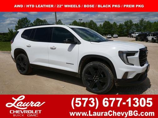 Summit White 2026 GMC Acadia Elevation