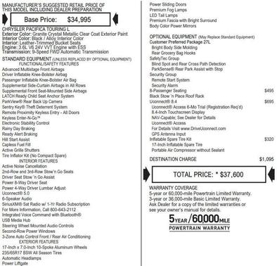 2017 Chrysler Pacifica Touring-L