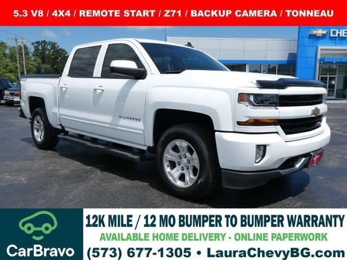 Summit White 2018 Chevrolet Silverado 1500 LT