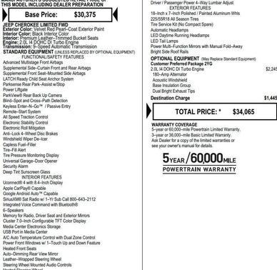 2019 Jeep Cherokee Limited