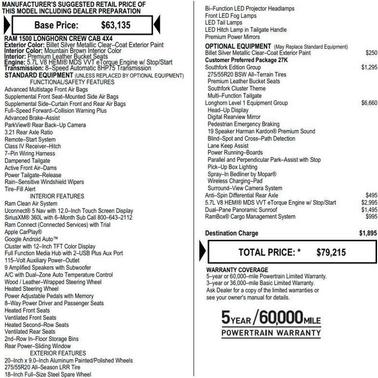 2023 RAM 1500 Longhorn