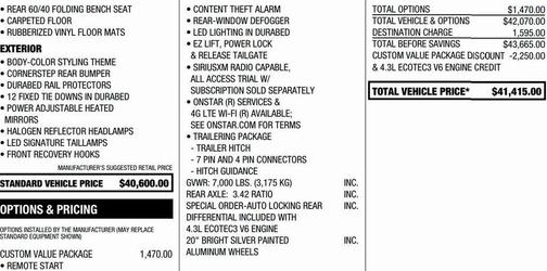 2020 Chevrolet Silverado 1500 Custom