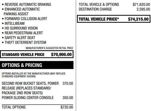 Summit White 2025 GMC Yukon Elevation