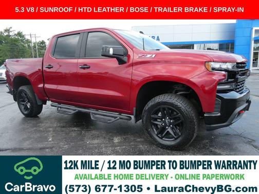Cherry Red Tintcoat 2022 Chevrolet Silverado 1500 Limited LT Trail Boss