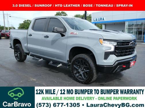 Slate Gray Metallic 2024 Chevrolet Silverado 1500 LT Trail Boss