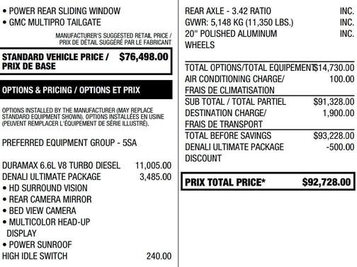 2020 GMC Sierra 2500 Denali